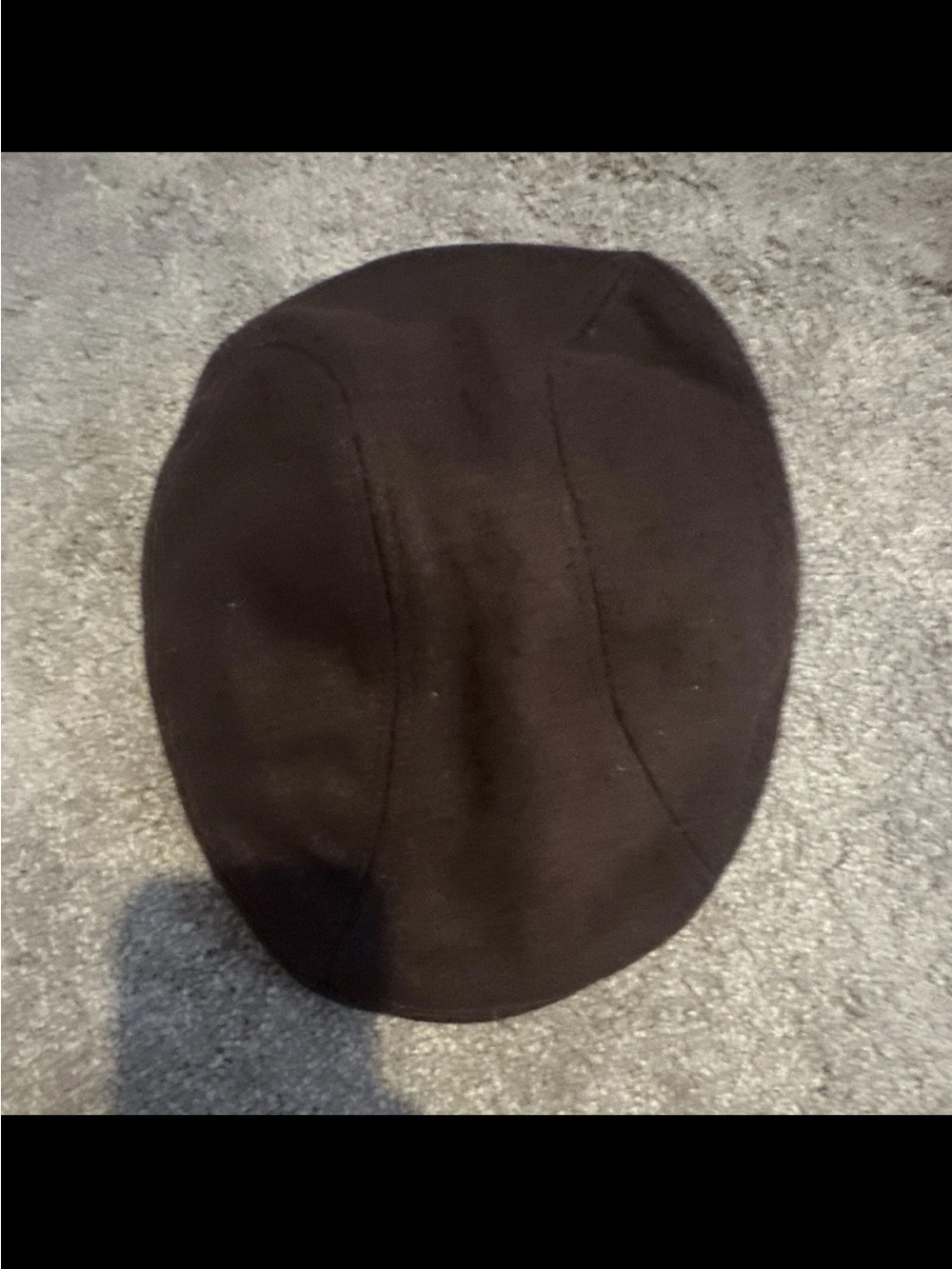 Polo by Ralph Lauren Brown Solid Flat Cap Hat, Size XL, Mens Casual